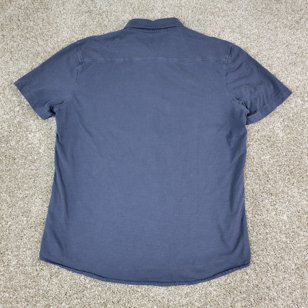 Faherty Sunwashed Mens Large Solid Gray Stretch K… - image 3